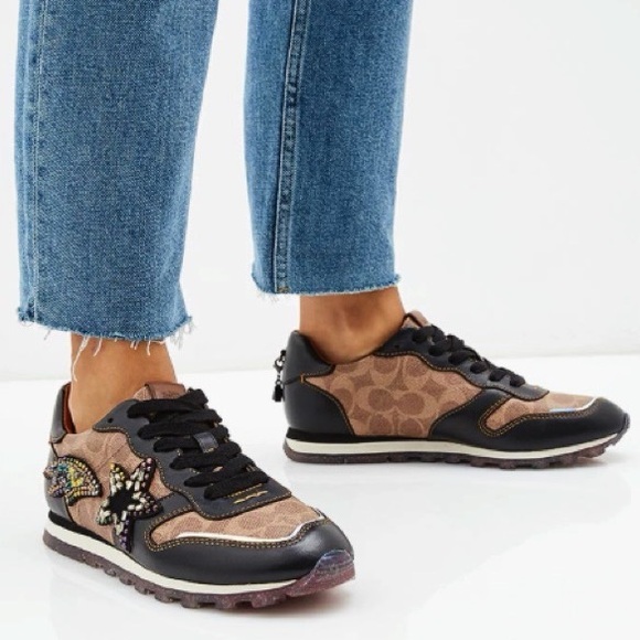 {COACH} Star Embellished Sneakers - Picture 3 of 16